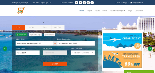 Tour & Travel website